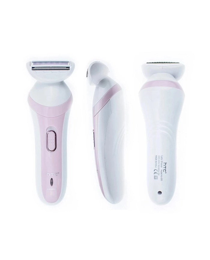 HTC αποτριχωτική μηχανή , 3 σε 1, επαναφορτιζόμενη, ροζ
