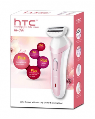 HTC αποτριχωτική μηχανή , 3 σε 1, επαναφορτιζόμενη, ροζ