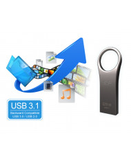 SILICON POWER USB Flash Drive Jewel 80, 64GB, USB 3.2, Titanium