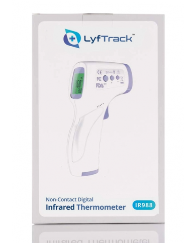 LYFTRACK Ηλεκτρονικό θερμόμετρο υπερύθρων με οθόνη , λευκό