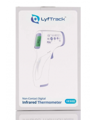 LYFTRACK Ηλεκτρονικό θερμόμετρο υπερύθρων με οθόνη , λευκό LYFTRACK Ηλεκτρονικό θερμόμετρο υπερύθρων με οθόνη , λευκό