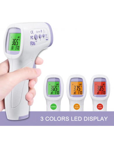 LYFTRACK Ηλεκτρονικό θερμόμετρο υπερύθρων με οθόνη , λευκό