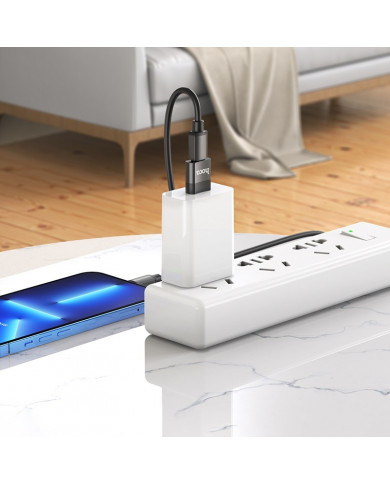 Αντάπτορας Hoco UA17 USB 3.0 σε USB-C με Λειτουργία OTG και Δυνατότητα Φόρτισης 2A/3A 60W Μαύρο