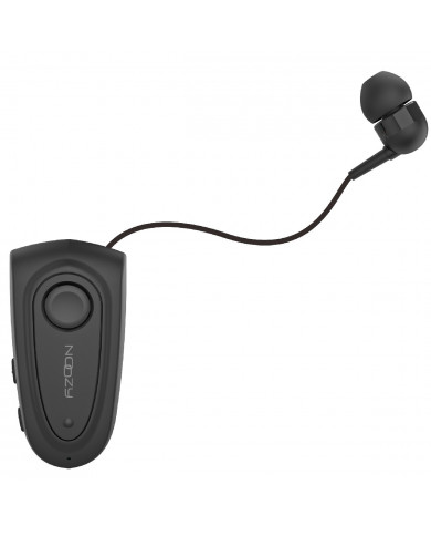 Bluetooth Hands Free Noozy Roller BH67 Bluetooth V.5.3 με Δόνηση Multi Pairing Μαύρο