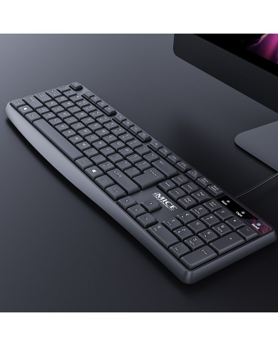 Πληκτρολόγιο και Ποντίκι Ενσύρματα iMICE KM-520 USB με 104 Πλήκτρα και 1200DPI. Μαύρο