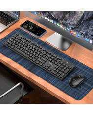 Πληκτρολόγιο και Ποντίκι Hoco GM17 Wireless Business Set Full Size, 104 Πλήκτρα 2.4GHz USB Dongle Μαύρο