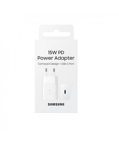 Φορτιστής Samsung Fast Charging EP-T1510NWEGEU 15W Λευκός Φορτιστής Samsung Fast Charging EP-T1510NWEGEU 15W Λευκός