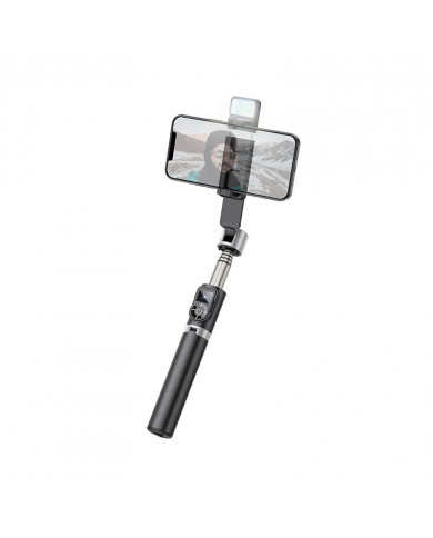 Βάση Στήριξης και Selfie Stick Hoco K16 για Συσκευές 4.7"-6.5" 55mAh, Μήκος 800mm, Μαύρο