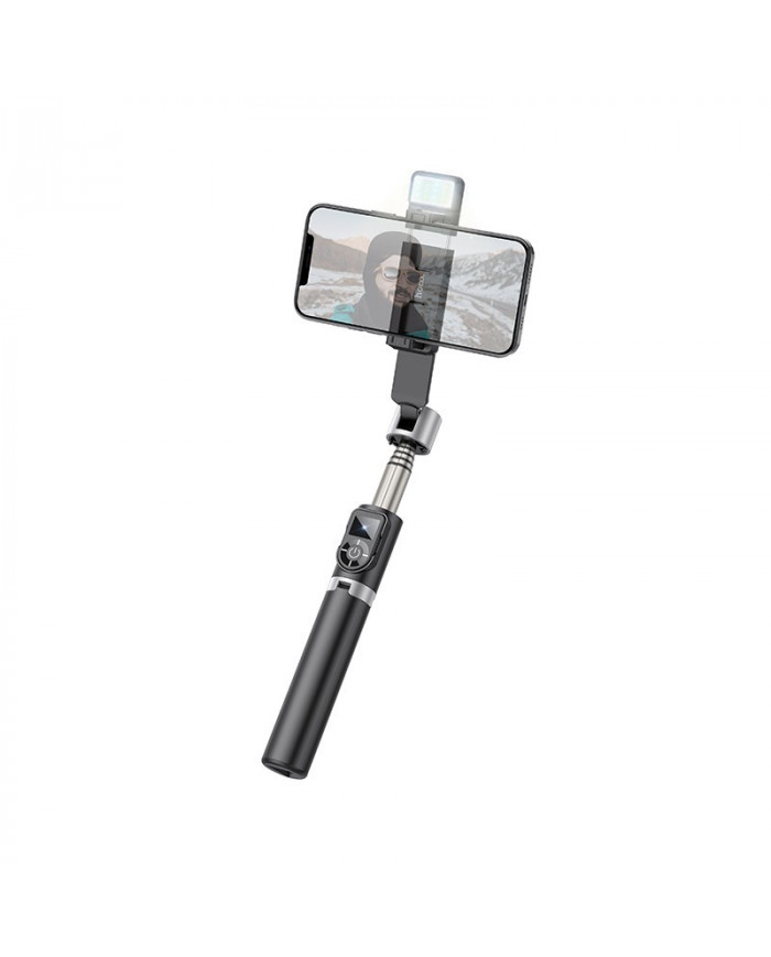 Βάση Στήριξης και Selfie Stick Hoco K16 για Συσκευές 4.7"-6.5" 55mAh, Μήκος 800mm, Μαύρο