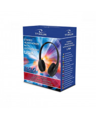 Ακουστικό με μικρόφωνο μαύρο TH114