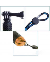 Selfie Stick Monopod LEDISTAR LDX-806 για Φωτογραφικές Μηχανές τύπου GoPro. Πτυσσόμενο Μαύρο Μήκος: 18cm-48cm