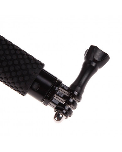 Selfie Stick Monopod LEDISTAR LDX-806 για Φωτογραφικές Μηχανές τύπου GoPro. Πτυσσόμενο Μαύρο Μήκος: 18cm-48cm