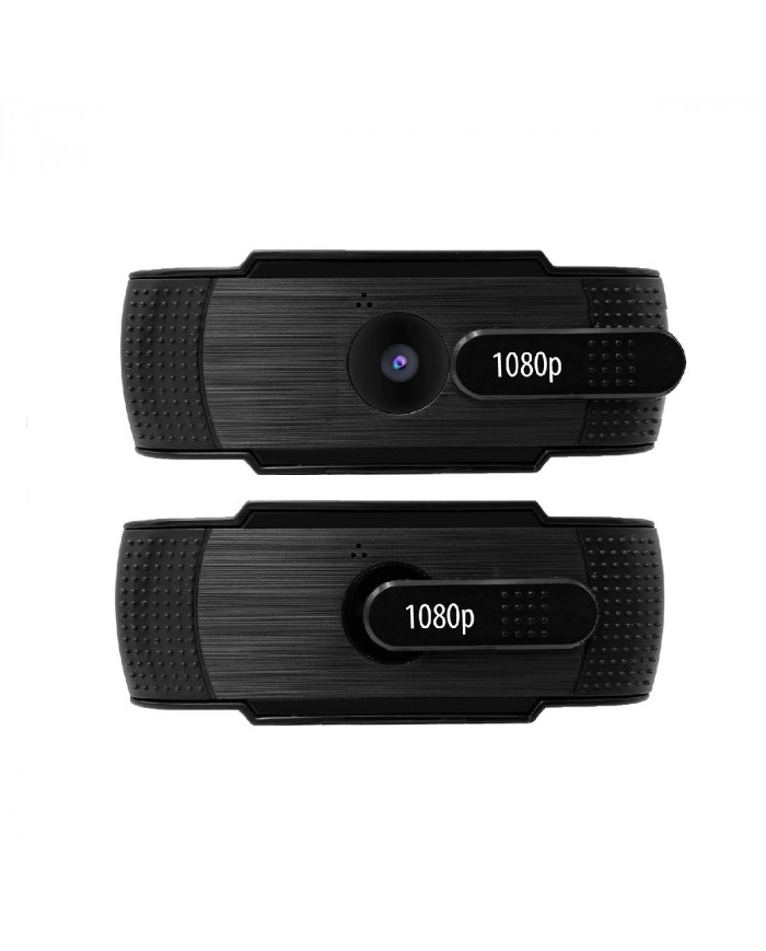 USB Webcam Media-Tech Look V Privacy MT4107 Full HD 1920x1080 Μαύρη με Ενσωματωμένο Μικρόφωνο
