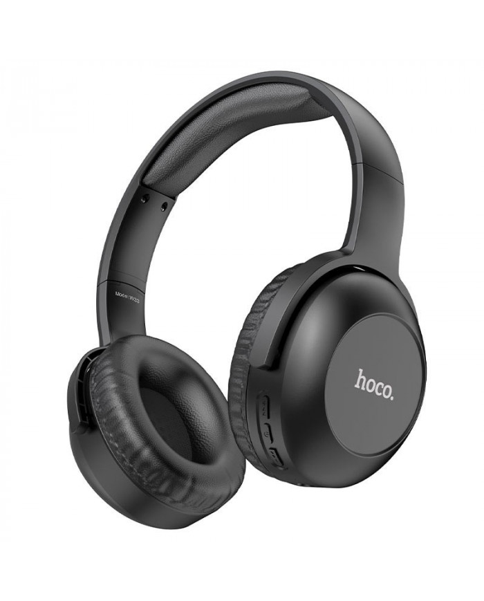 Wireless Ακουστικά Stereo Hoco W33 Art Sound με Μικρόφωνο, AUX και Πλήκτρα Ελέγχουe v5.0 Μαύρο