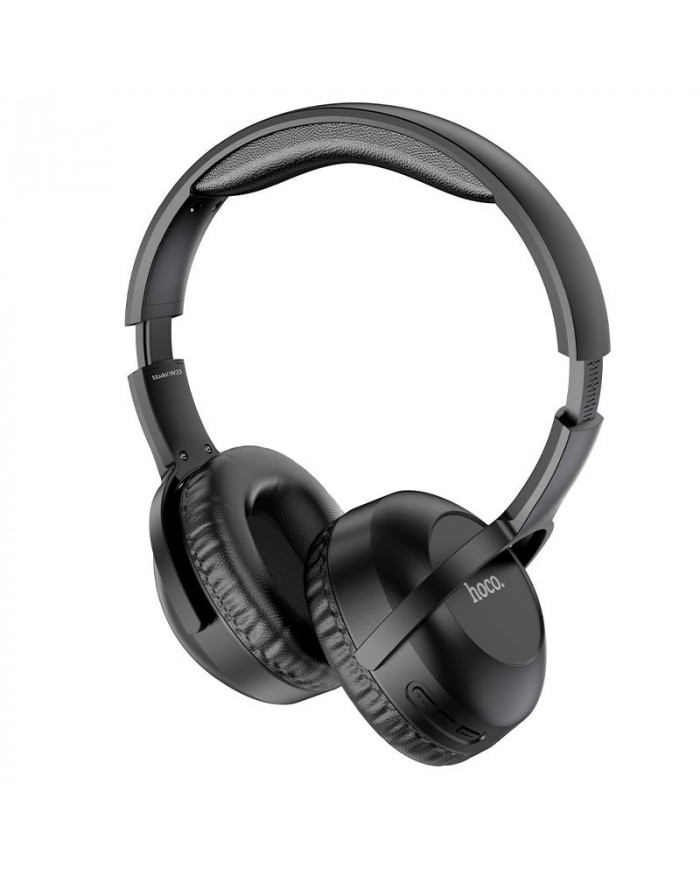 Wireless Ακουστικά Stereo Hoco W33 Art Sound με Μικρόφωνο, AUX και Πλήκτρα Ελέγχουe v5.0 Μαύρο