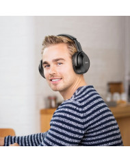 Wireless Ακουστικά Stereo Hoco W33 Art Sound με Μικρόφωνο, AUX και Πλήκτρα Ελέγχουe v5.0 Μαύρο