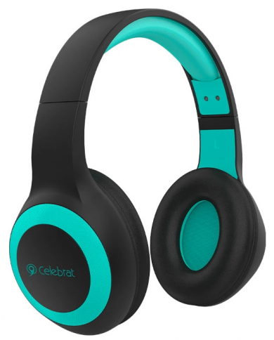 CELEBRAT headphones με μικρόφωνο , bluetooth, 40mm, μαύρο-μπλε CELEBRAT headphones με μικρόφωνο , bluetooth, 40mm, μαύρο-μπλε