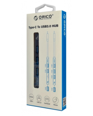ORICO USB-C hub A, 4x USB ports, γκρι