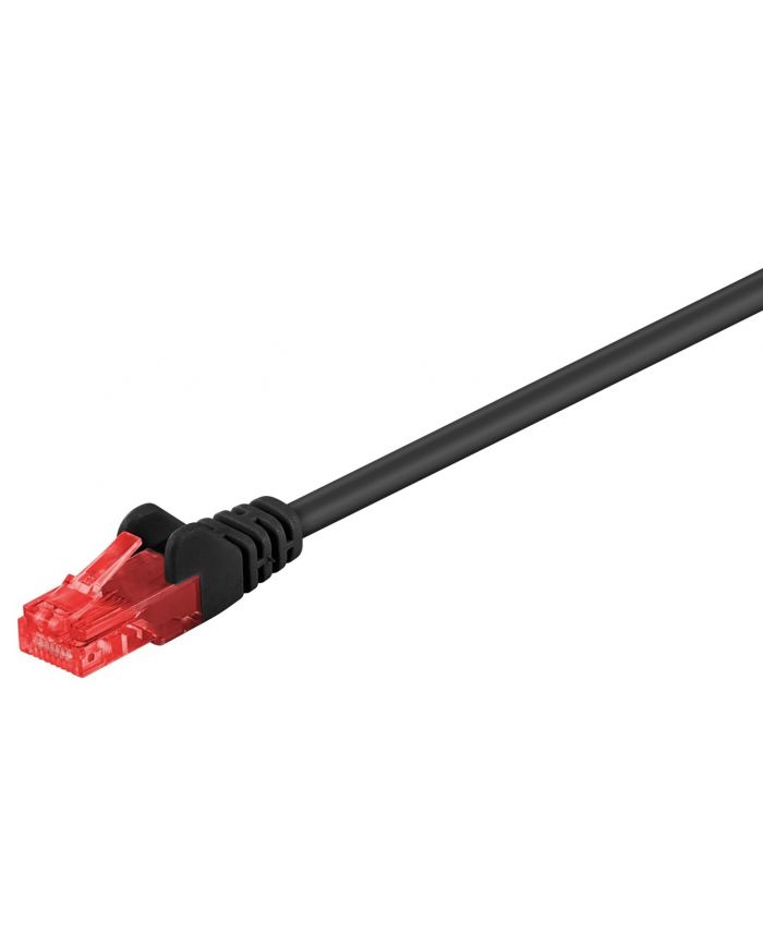 GΟOBAY καλώδιο UTP Cat 6 , CCA, 24AWG, PVC, 1m, μαύρο