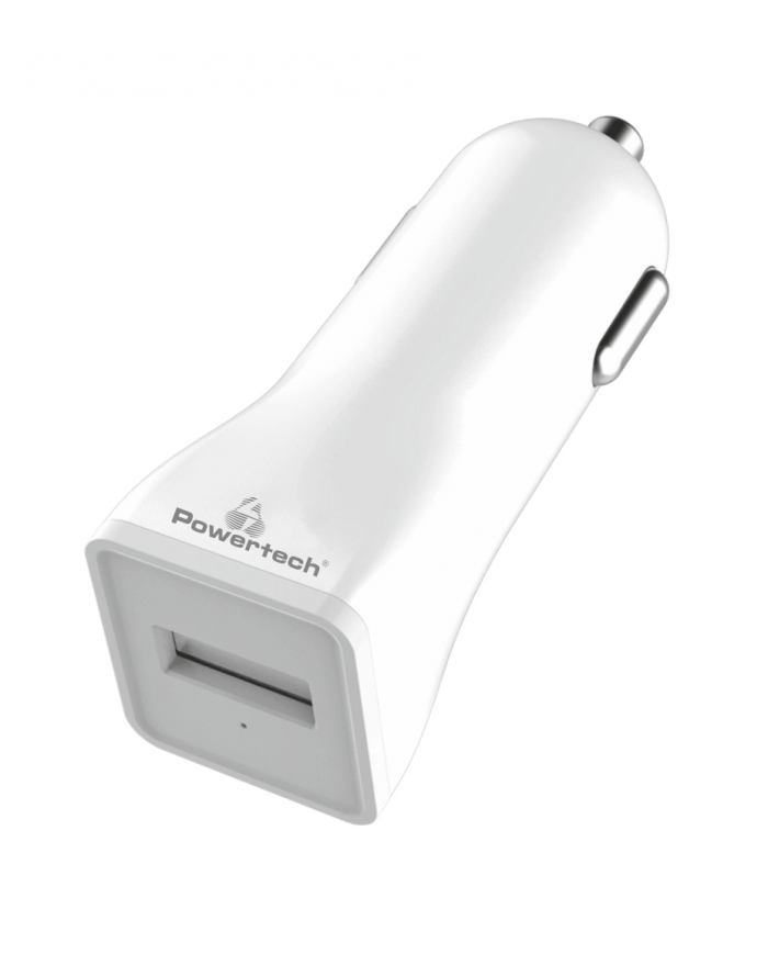 POWERTECH Φορτιστής Αυτοκινήτου , 1x USB, 1A, λευκός