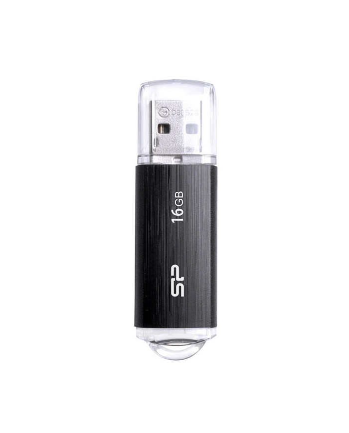 SILICON POWER USB Flash Drive Ultima U02, 16GB, USB 2.0, μαύρο