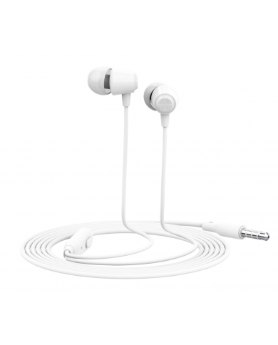 CELEBRAT Earphones G4 με μικρόφωνο, 10mm, 1.2m, λευκό CELEBRAT Earphones G4 με μικρόφωνο, 10mm, 1.2m, λευκό