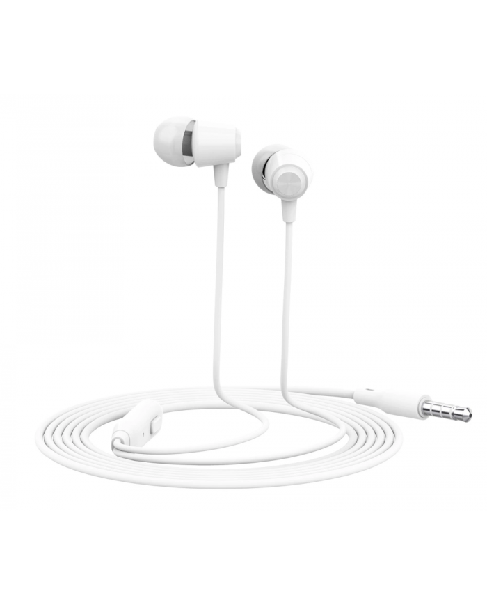 CELEBRAT Earphones G4 με μικρόφωνο, 10mm, 1.2m, λευκό