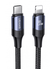 Καλώδιο Σύνδεσης Hoco U110 iP USB-C σε Lightning Braided PD20W Μαύρο 1.2m Υψηλής Αντοχής