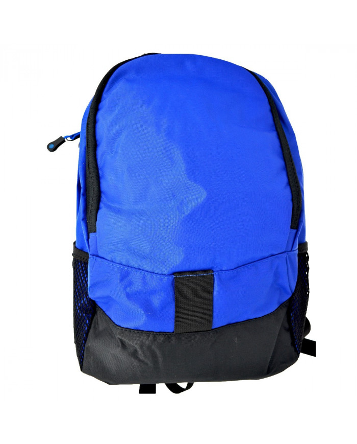 Τσάντα Πλάτης 2 Θέσεων 30x40 και Θέση για Laptop - Tablet 15" Μαύρο - Μπλέ