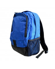 Τσάντα Πλάτης 2 Θέσεων 30x40 και Θέση για Laptop - Tablet 15" Μαύρο - Μπλέ