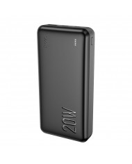 POWERTECH power bank με καλώδια  10000mAh, 10.5W, λευκό