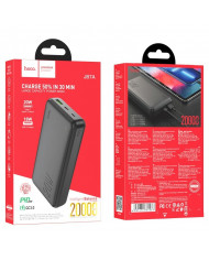 Power Bank Hoco J87A Tacker 20000mAh PD20W+QC3.0 Έξοδος Usb-A 20W και Usb-C 18W Μαύρο