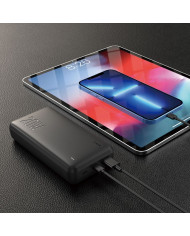 Power Bank Hoco J87A Tacker 20000mAh PD20W+QC3.0 Έξοδος Usb-A 20W και Usb-C 18W Μαύρο