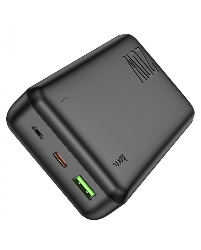 Power Bank Hoco J87A Tacker 20000mAh PD20W+QC3.0 Έξοδος Usb-A 20W και Usb-C 18W Μαύρο