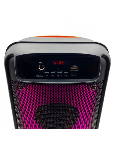 Φορητό Ηχείο Bluetooth Media-Tech FLAMEBOX UP MT3177 RMS 14W 600W PMPO AUX-IN 3.5mm BT 5.0 USB Micro-SD Ραδιόφωνο LED