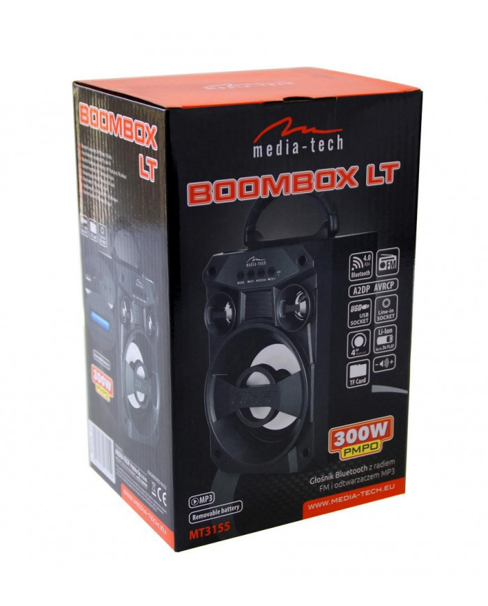 Φορητό Ηχείο Bluetooth Media-Tech Boombox LT MT3155 300W