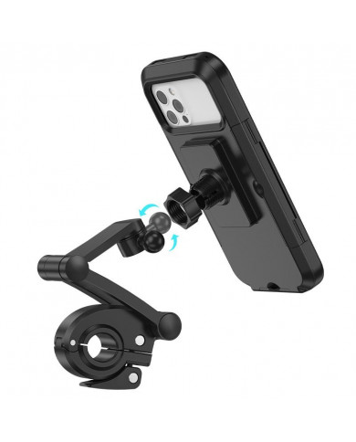 Βάση Στήριξης Hoco CA101 Rider Ποδηλάτου και Μηχανής με Αδιάβροχη Θήκη IPX4 για 4.5"-7