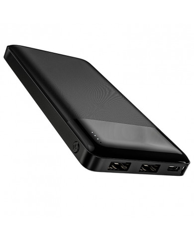 Power Bank Hoco J72 Easy 10000mAh με 2x USB-A και Φωτιζόμενη Ένδειξη Μπαταρίας Μαύρο Power Bank Hoco J72 Easy 10000mAh με 2x USB-A και Φωτιζόμενη Ένδειξη Μπαταρίας Μαύρο
