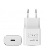 Φορτιστής Ταξιδίου Switching Ancus Supreme Series C70 Fast Charge με USB-C Έξοδο QC 3.0 PD 20W 5V/3A, Λευκό