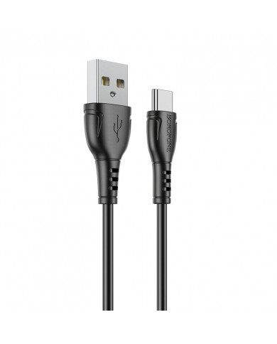 Καλώδιο σύνδεσης Borofone BX51 Triumph USB σε USB-C 2.4A 1μ Μαύρο Καλώδιο σύνδεσης Borofone BX51 Triumph USB σε USB-C 2.4A 1μ Μαύρο