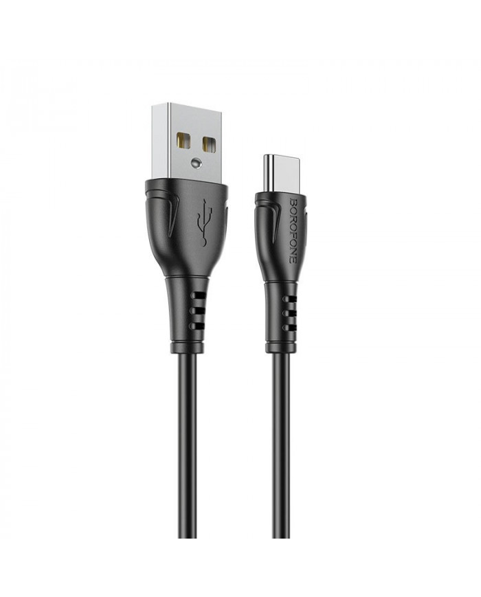 Καλώδιο σύνδεσης Borofone BX51 Triumph USB σε USB-C 2.4A 1μ Μαύρο