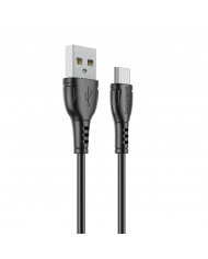 Καλώδιο σύνδεσης Borofone BX51 Triumph USB σε USB-C 2.4A 1μ Μαύρο