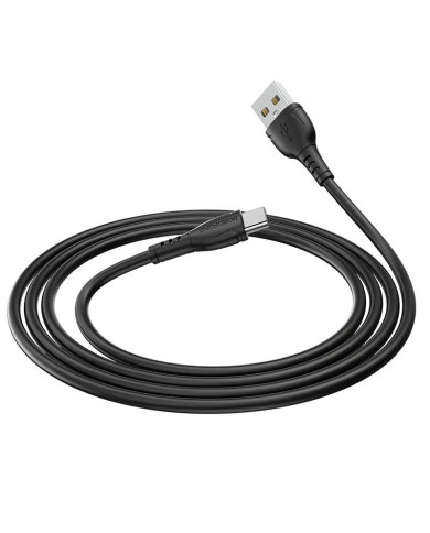 Καλώδιο σύνδεσης Borofone BX51 Triumph USB σε USB-C 2.4A 1μ Μαύρο Καλώδιο σύνδεσης Borofone BX51 Triumph USB σε USB-C 2.4A 1μ Μαύρο