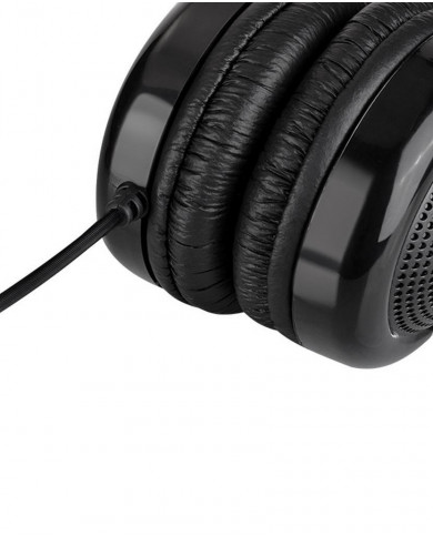 Ακουστικά Stereo Hoco W5 Manno 3.5mm Μαύρα με Μικρόφωνο και Πλήκτρο Ελέγχου