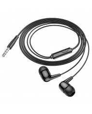 Hands Free Hoco M97 Enjoy Earphones Stereo 3.5mm με Μικρόφωνο και Πλήκτρο Λειτουργίας Μαύρα