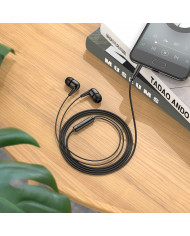 Hands Free Hoco M97 Enjoy Earphones Stereo 3.5mm με Μικρόφωνο και Πλήκτρο Λειτουργίας Μαύρα