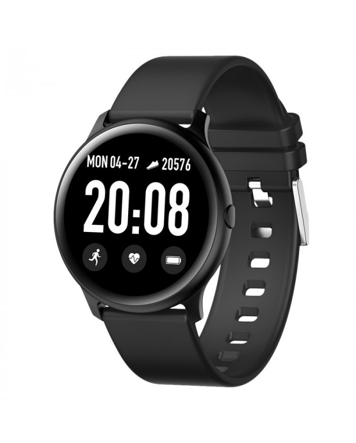 Maxcom Smartwatch FitGo FW32 Neon IP67 140mAh Μαύρο Silicon Band