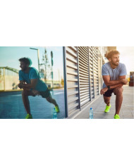 Maxcom Smartwatch FitGo FW32 Neon IP67 140mAh Μαύρο Silicon Band