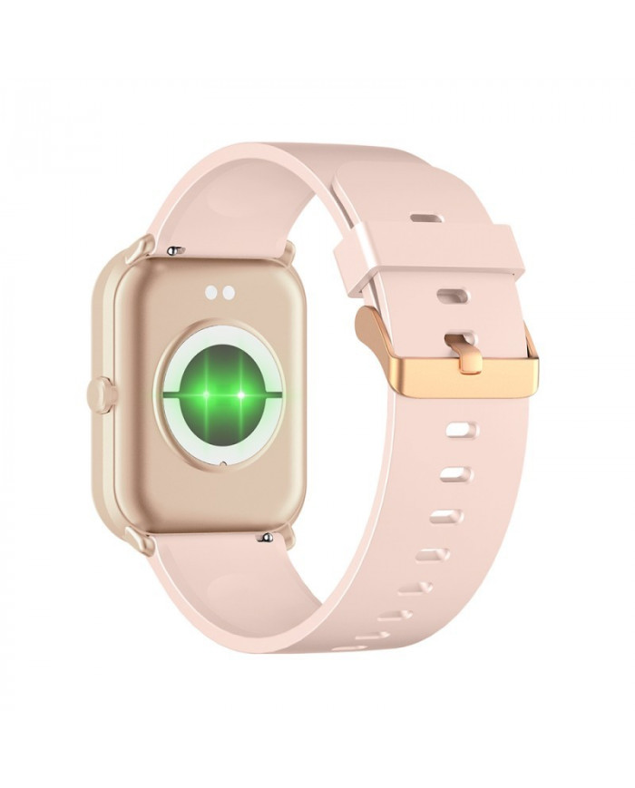 Maxcom Smartwatch Fit FW36 Aurum SE 220mAh Ροζ Χρυσό Silicon Band