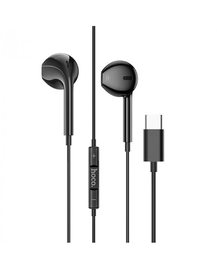 Hands Free Hoco M101 Crystal joy USB-C 1.2m Μαύρα Συμβατά με όλες τις USB-C Συσκευές